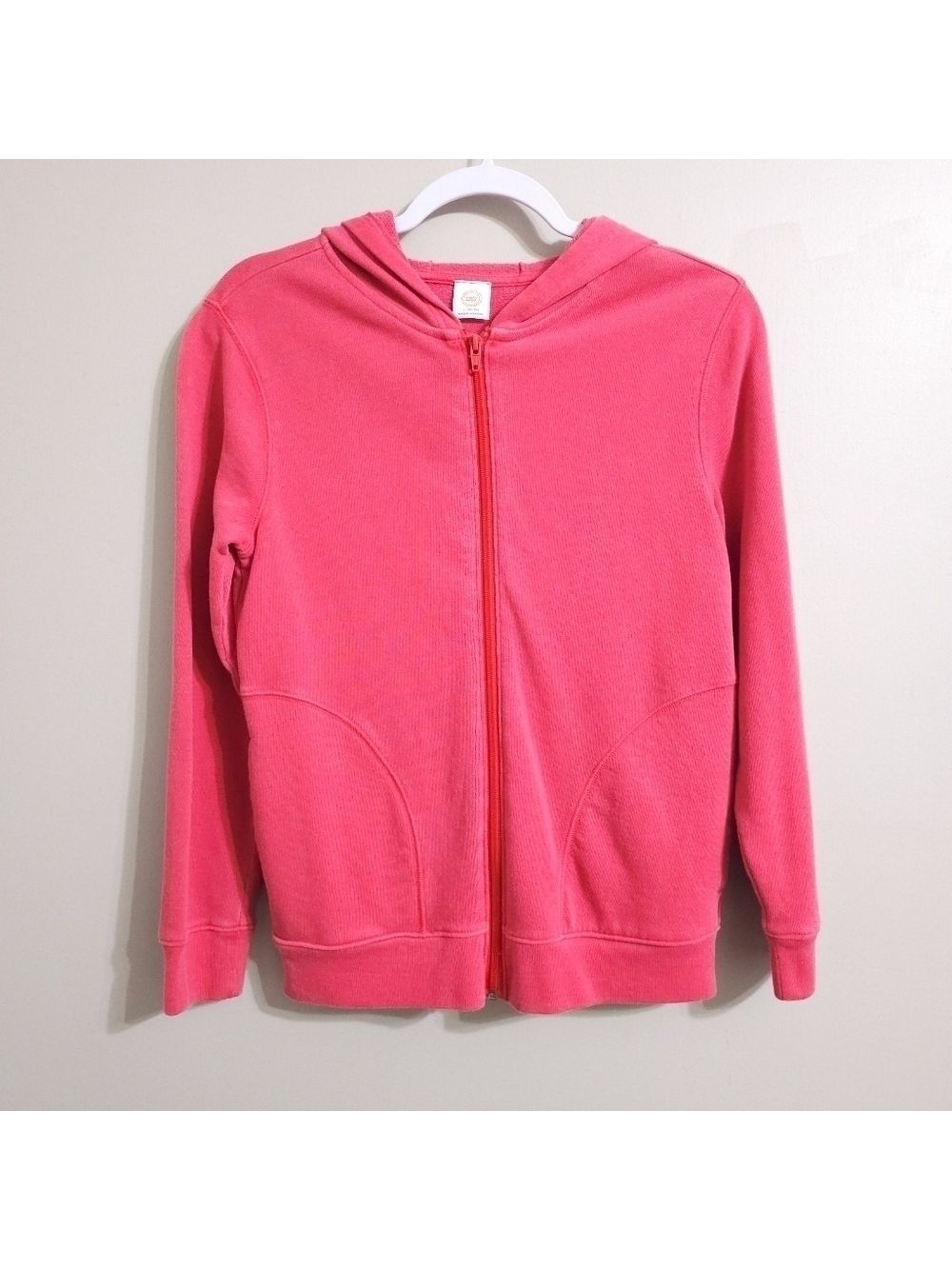 3 For $10 Wonder Nation Red Zippered Hoodie Boy's Size Large (10-12)